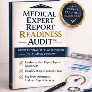Medical Expert Report Readiness Audit