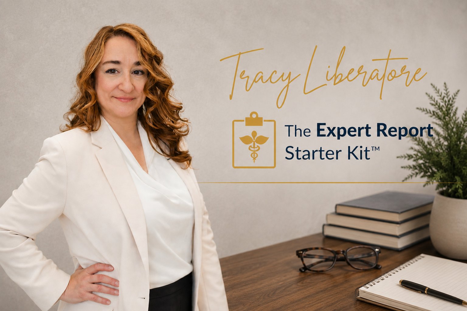 Tracy Liberatore, Esq., PA-Emeritus with The Expert Report Starter Kit